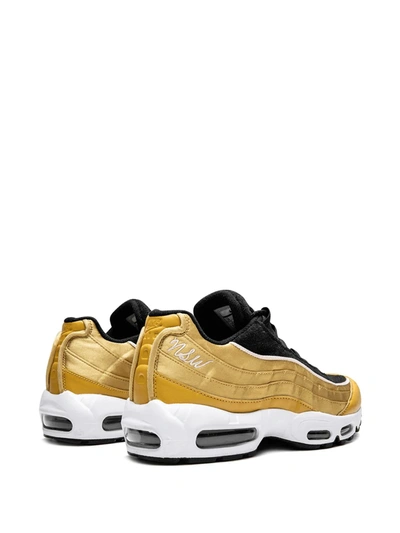 Shop Nike Air Max 95 Lx Low-top Sneakers In Gold