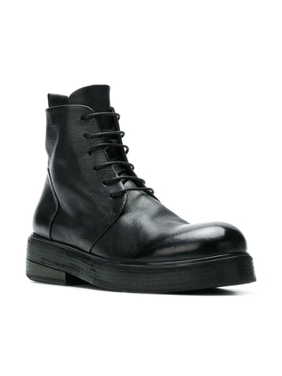 Shop Marsèll Zuccolona Lace-up Boots In Black