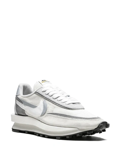 Shop Nike X Sacai Ldwaffle "white/grey" Sneakers