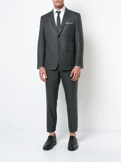 Shop Thom Browne Classic Two-piece Suit In Grey