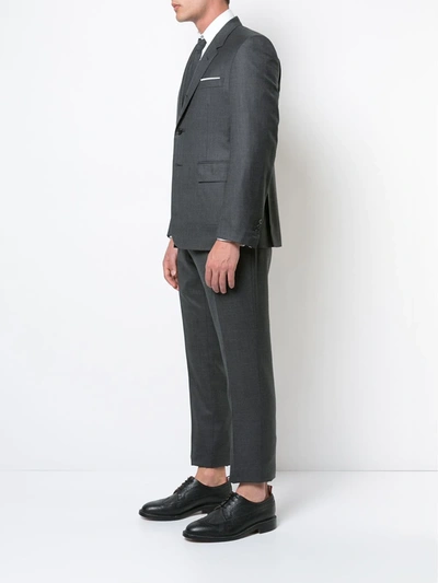 Shop Thom Browne Classic Two-piece Suit In Grey