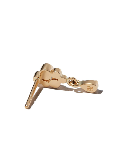 Sophie Bille Brahe Petite Splash 18-karat Gold Diamond Single Earring In Gold