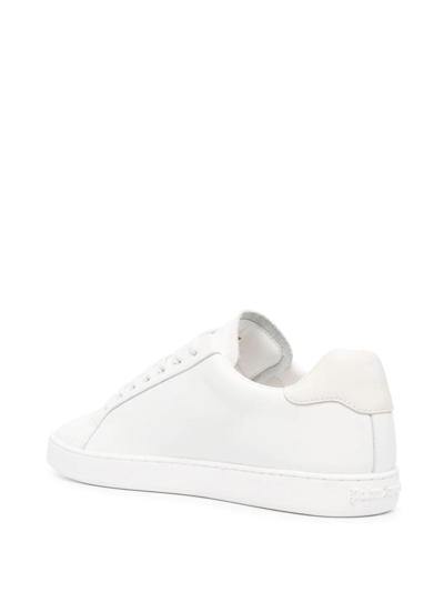 Shop Palm Angels Low-top Tennis Sneakers In White