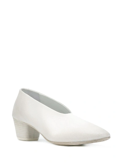 Shop Marsèll Coltello Inverno Pumps In White