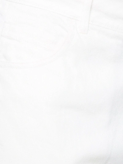 Amir Slama Raw Edges Shorts In White