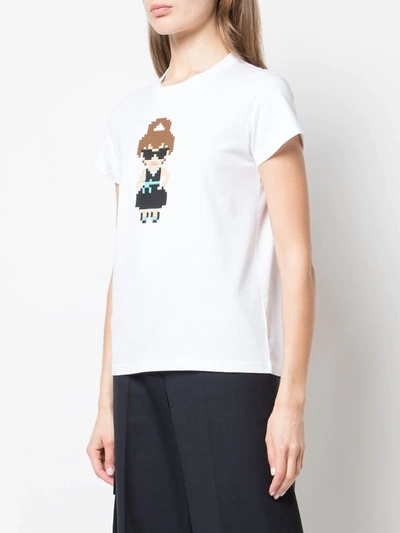 Shop Mostly Heard Rarely Seen 8-bit Grace T-shirt In White