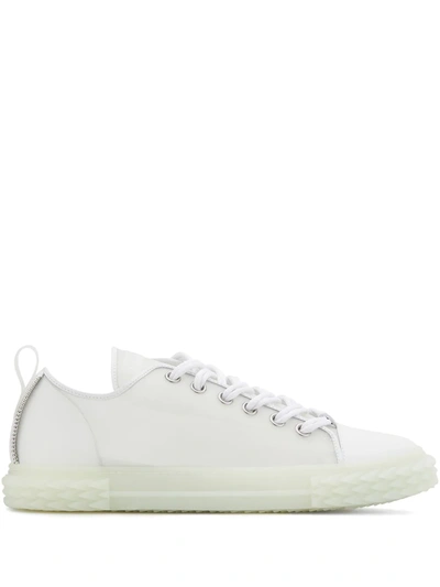 Giuseppe Zanotti Textured Sole Sneakers In White | ModeSens