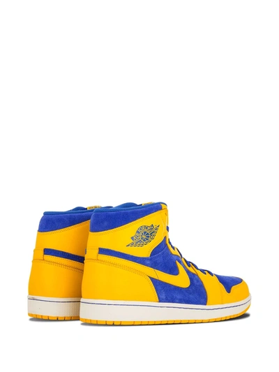 Shop Jordan Air  1 Retro High Og "laney" Sneakers In Varsity Maize/game Royal-white