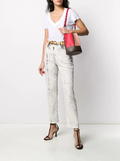 Iro Heloise T-shirt In White Linen In White