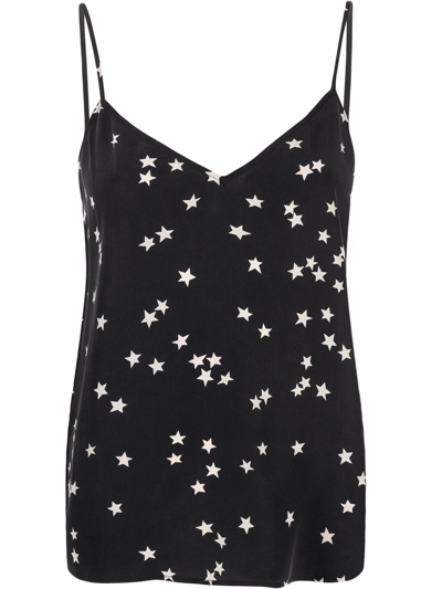 Shop Equipment Star-print Silk Cami Top In Black