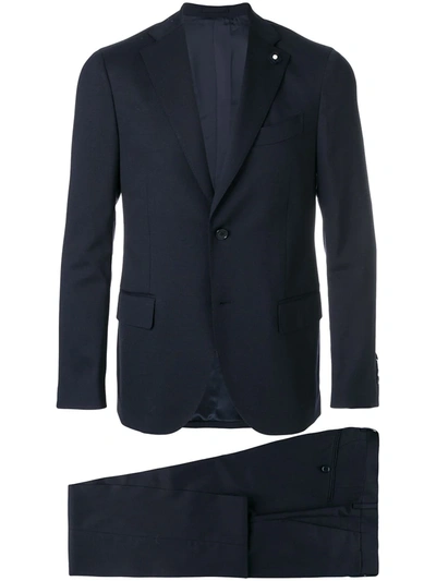 Shop Lardini Formal Suit In Blue