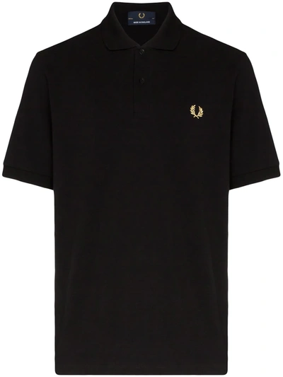 Shop Fred Perry Made In England Polo Shirt In Black