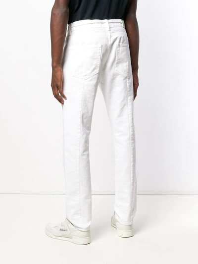 Off-white Loose Fitted Jeans In White
