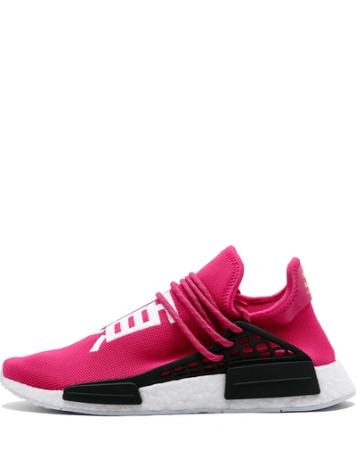 Shop Adidas Originals X Pharrell Williams Human Race Nmd "friends & Family Shock Pink" Sneakers