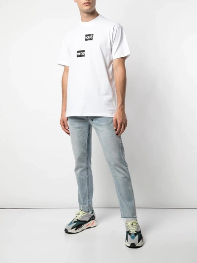 Shop Supreme Cdg Split Box Logo Tee In White