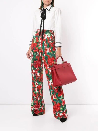Shop Dolce & Gabbana Sicily 62 Tote Bag In Red