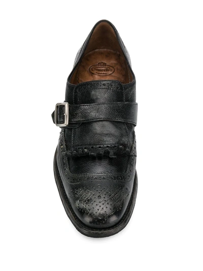 Shop Church's Shanghai Brogue Monk Shoes In Black