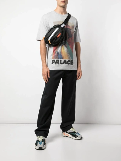 Shop Palace Stoggie Graphic-print T-shirt In Grey