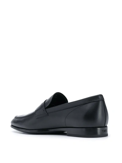 Shop Tod's Slip-on Loafers In Black