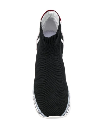 Shop Liu •jo Maxi Alexa High-top Sneakers In Black