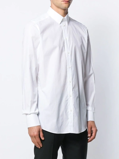 Shop Dolce & Gabbana Classic Collar Shirt In White