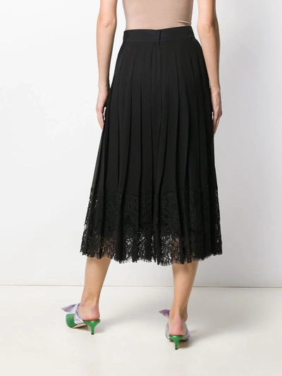 Dolce & Gabbana Dolce&gabbana Women Lace Midi Skirt In Black