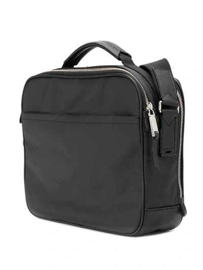 Shop Bally Vet Shoulder Bag In Black