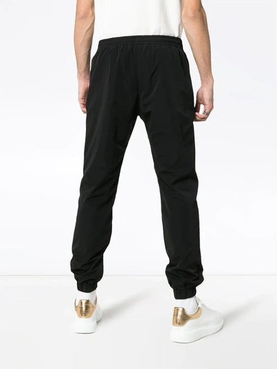 Shop Gucci Web Stripe Sweat Pants In Black