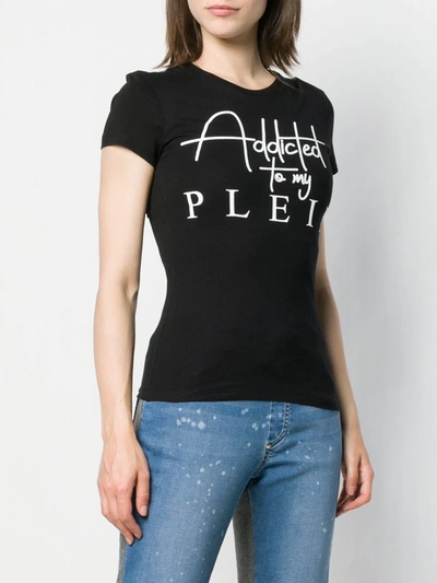 Shop Philipp Plein Statement T-shirt In Black