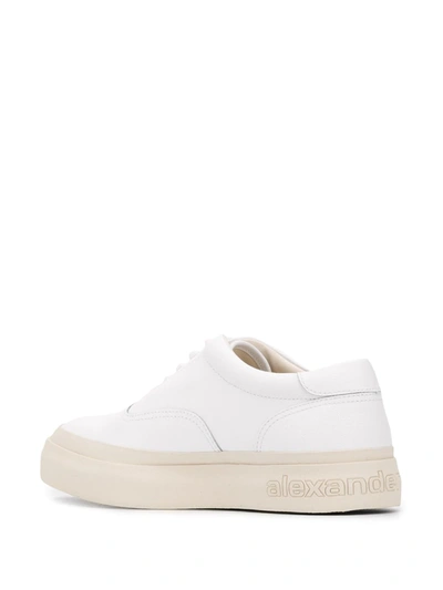 Shop Alexander Wang Andy Sneakers In White