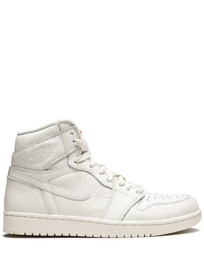Shop Jordan Air  1 Retro High Og "sail" Sneakers In White