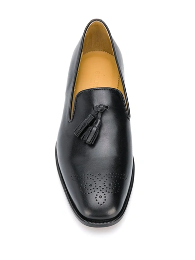 Shop Scarosso Rolando Tassel Loafers In Black