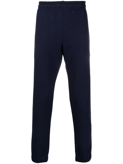 Shop Kenzo Tiger Motif Track Trousers In Blue