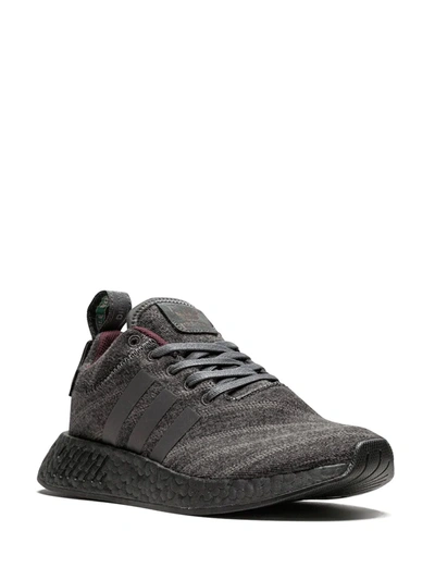 Shop Adidas Originals X Henry Poole Nmd_r2 Sneakers In Grey