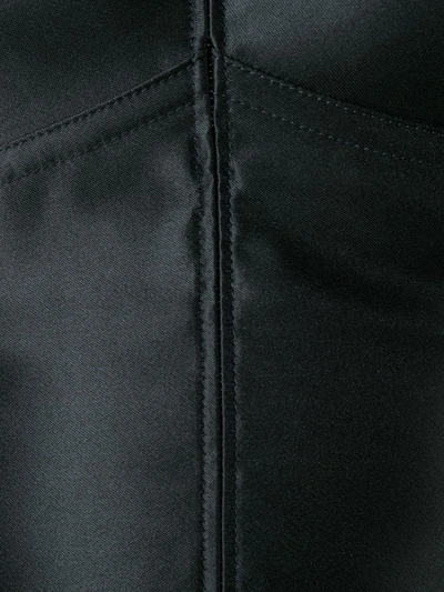 Shop Dolce & Gabbana Lace-trim Corset Top In Black