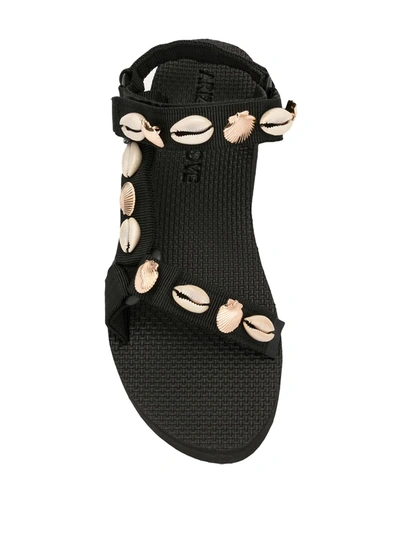 Shop Arizona Love Trekky Fun Flat Sandals In Black