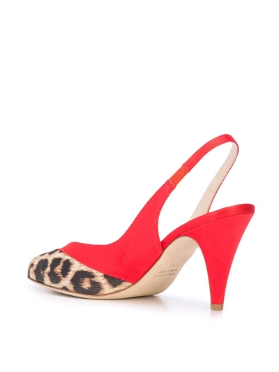 Shop Gia Couture Lea Pumps In Red