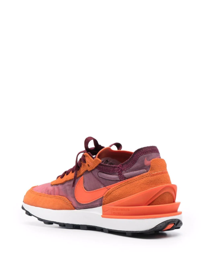 Nike Waffle One Sneakers In Dark Beetroot/orange-red In Orange