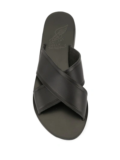 Ancient Greek Sandals Women's Thais Slide In Black