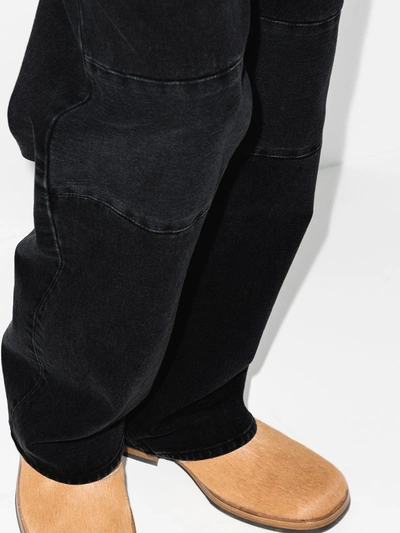 Shop Our Legacy Extender Straight-leg Jeans In Schwarz