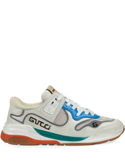 Shop Gucci Ultrapace Low-top Sneakers In White
