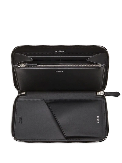 Shop Fendi Bag Bugs Wallet In Black