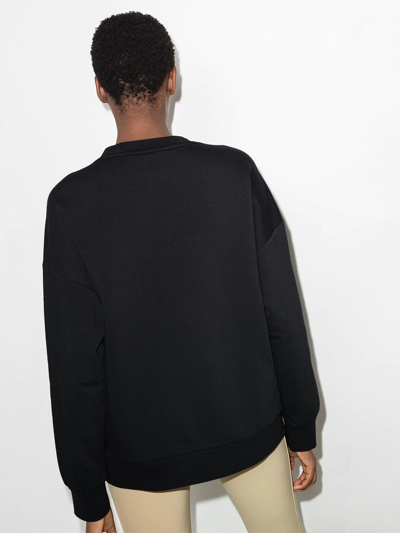 Shop Goldbergh Colorado Sequinned Crew Neck Sweatshirt In Schwarz