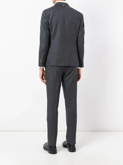 Shop Thom Browne Super 120s Twill Two-piece Suit In Grey