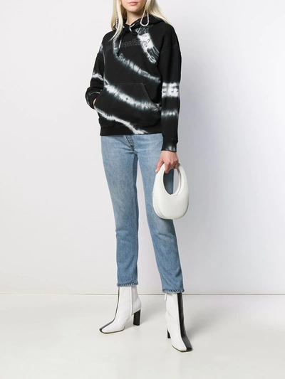 Re/done High-rise Cropped Jeans In Blue