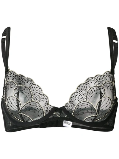 Shop Gilda & Pearl L'age Dor Bra In Black