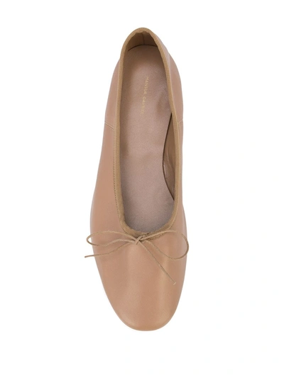 Shop Mansur Gavriel Dream Ballerina Shoes In Neutrals