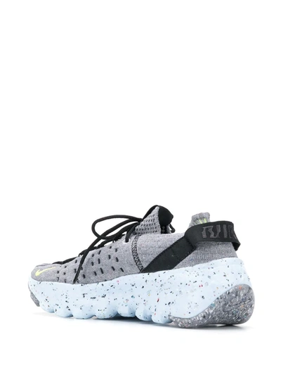 Shop Nike Space Hippie 04 "grey Volt" Sneakers