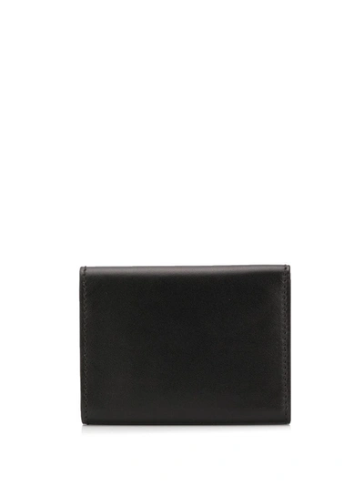 Shop Moschino Logo Print Card Holder In Black