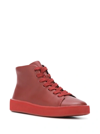 Shop Camper Courb High-top Sneakers In Brown